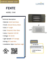 Fente Black Cast Brass Step & Deck Light | Surface Flush Mount