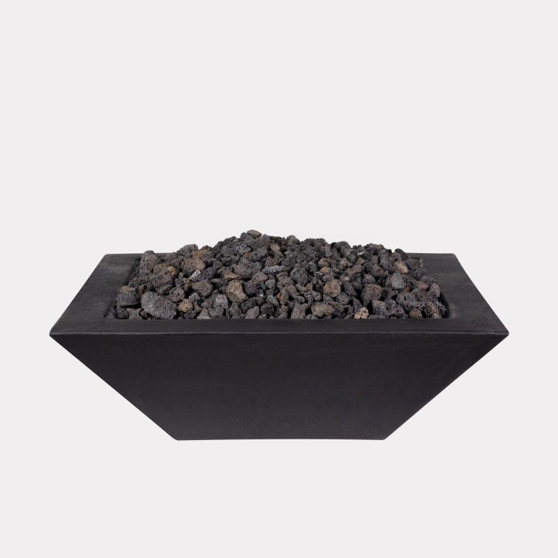 Carbon Black knife Edge Fire Bowl