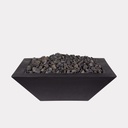 Carbon Black knife Edge Fire Bowl
