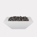 Arctic White Knife Edge Fire Bowl