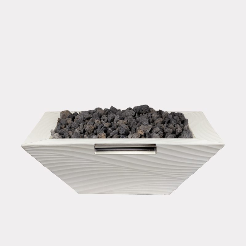 Don Wave Knife Edge Fire Bowl w/ Water Scupper (No Ignition)