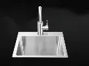 18″ Premium Stainless-Steel Dual Mount Sink