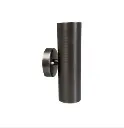 Canette-Ellipse Solid Cast Brass Up & Down Light Natural Bronze